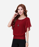 Chimpaaanzee Party Kimono Sleeve Solid Women's Top
