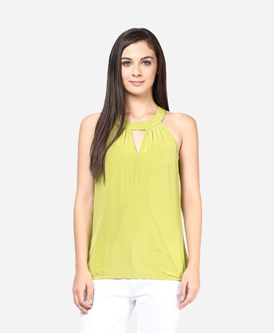 Harpa Casual Sleeveless Solid Women's Top